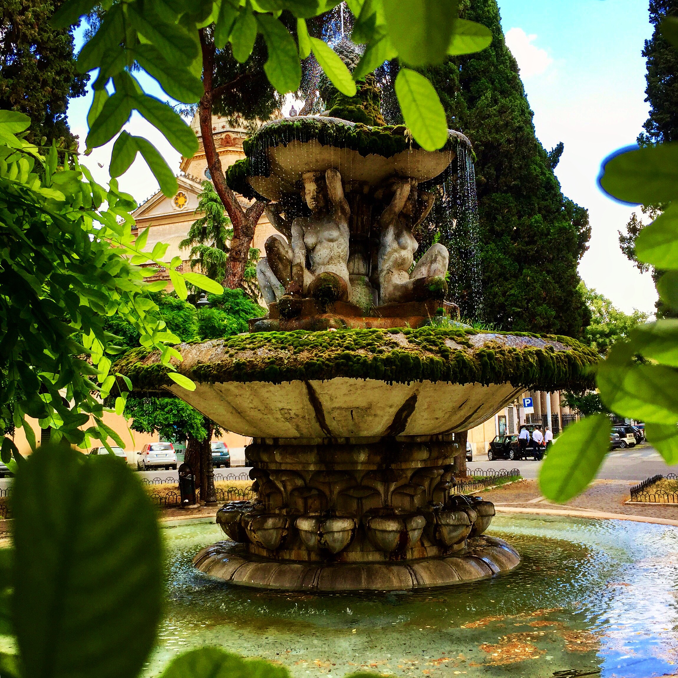 Fontana delle Cariatidi - Piazza dei Quiriti - Roma. Foto Safarik Art Magazine